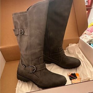 Sporto Women's Charcoal Tall Winter Boots